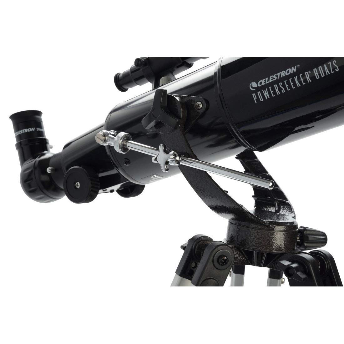 Celestron 21087 PowerSeeker 80AZS Telescope, Black