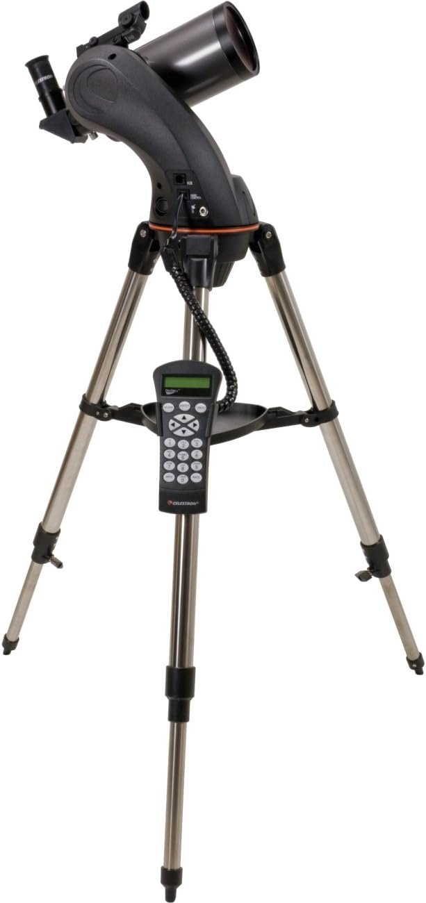 Celestron 22087 NexStar 90SLT-Mak Portable Computerised Maksutov-Cassegrain Telescope with Quick-Release Fork-arm Mount, Accessory Tray and 'Starry Night' Special Edition...