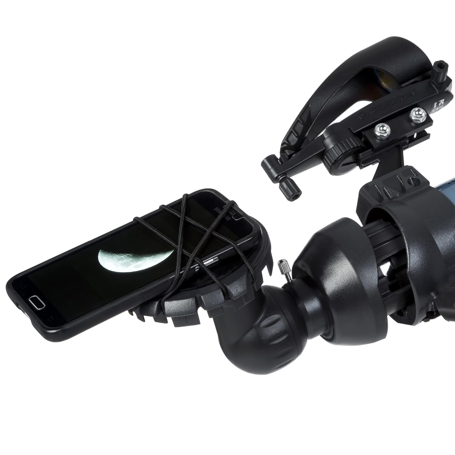 Celestron 22403 Inspire 100AZ Refractor Telescope with Built-in Smartphone Adapter, Blue