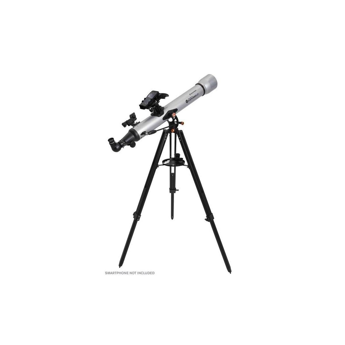 Celestron 22451 StarSense Explorer LT 80AZ Smartphone App-Enabled Telescope – Works with StarSense App to Help You Find Stars, Planets & More – iPhone/Android Compatible