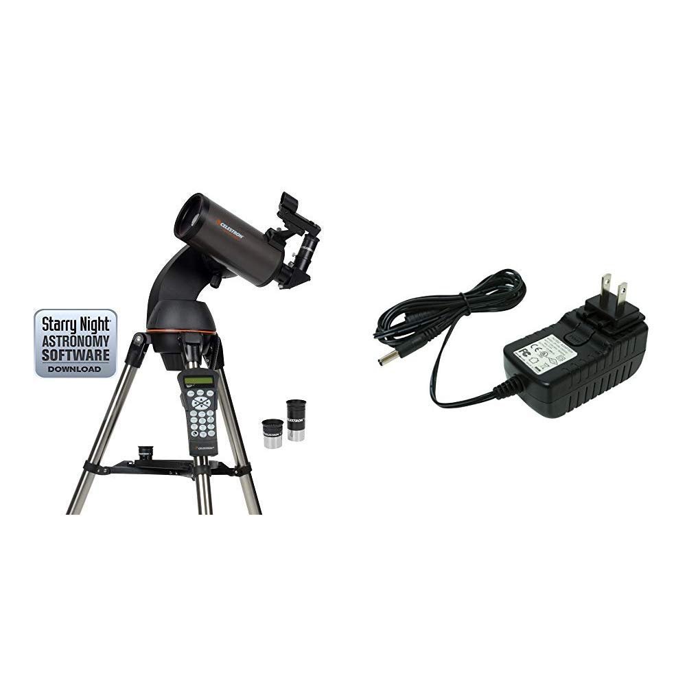 Celestron 31145 NexStar 130SLT Portable Computerised Newtonian Reflector Telescope with Quick-Release Fork-arm Mount, Accessory Tray and 'Starry Night' Special Edition Software,...