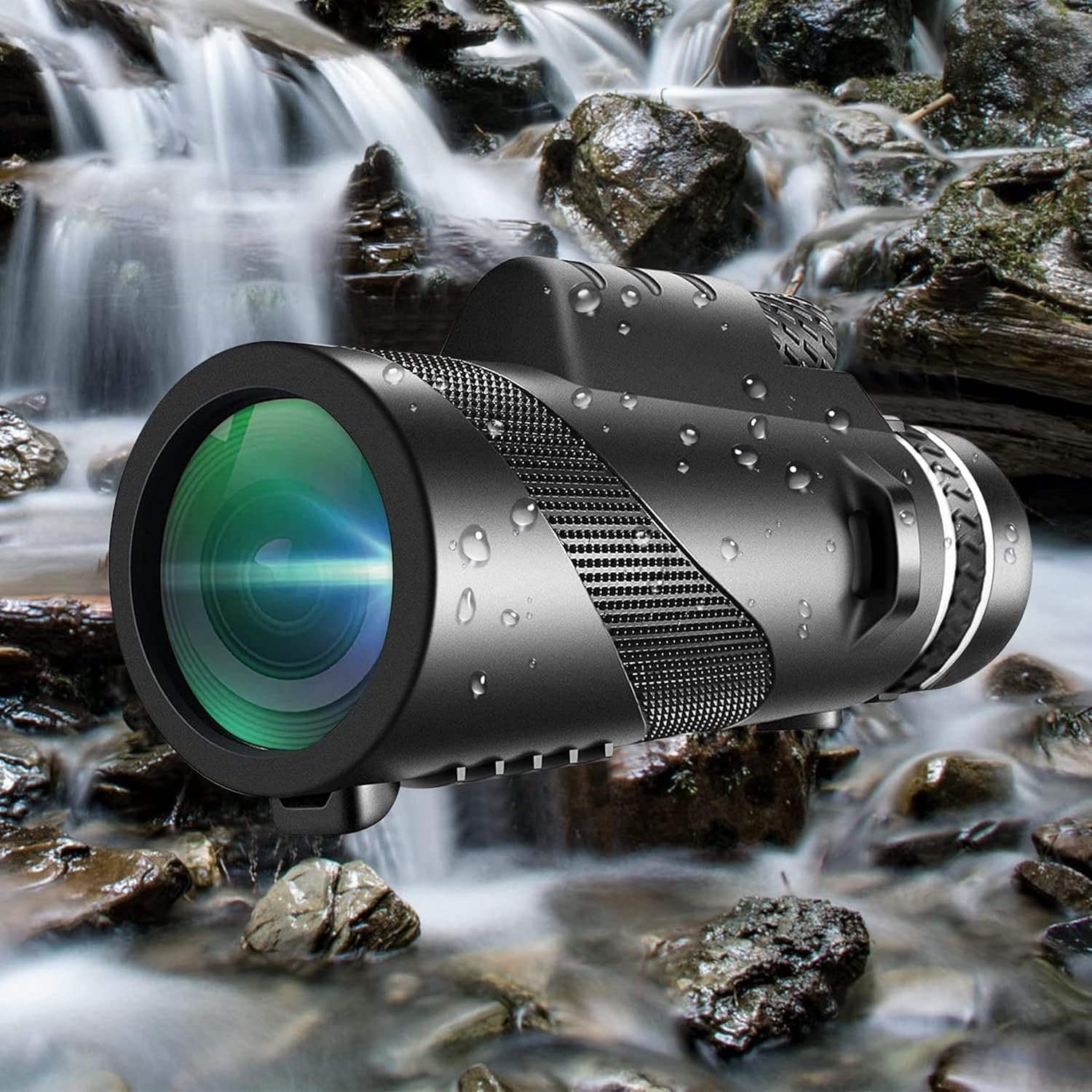 Monocular-Telescope 80x100 High Powered Monoculars High Definition for Adults High Powered with Smartphone Adapter Telescope Hunting Wildlife Bird Watching Travel Camping...