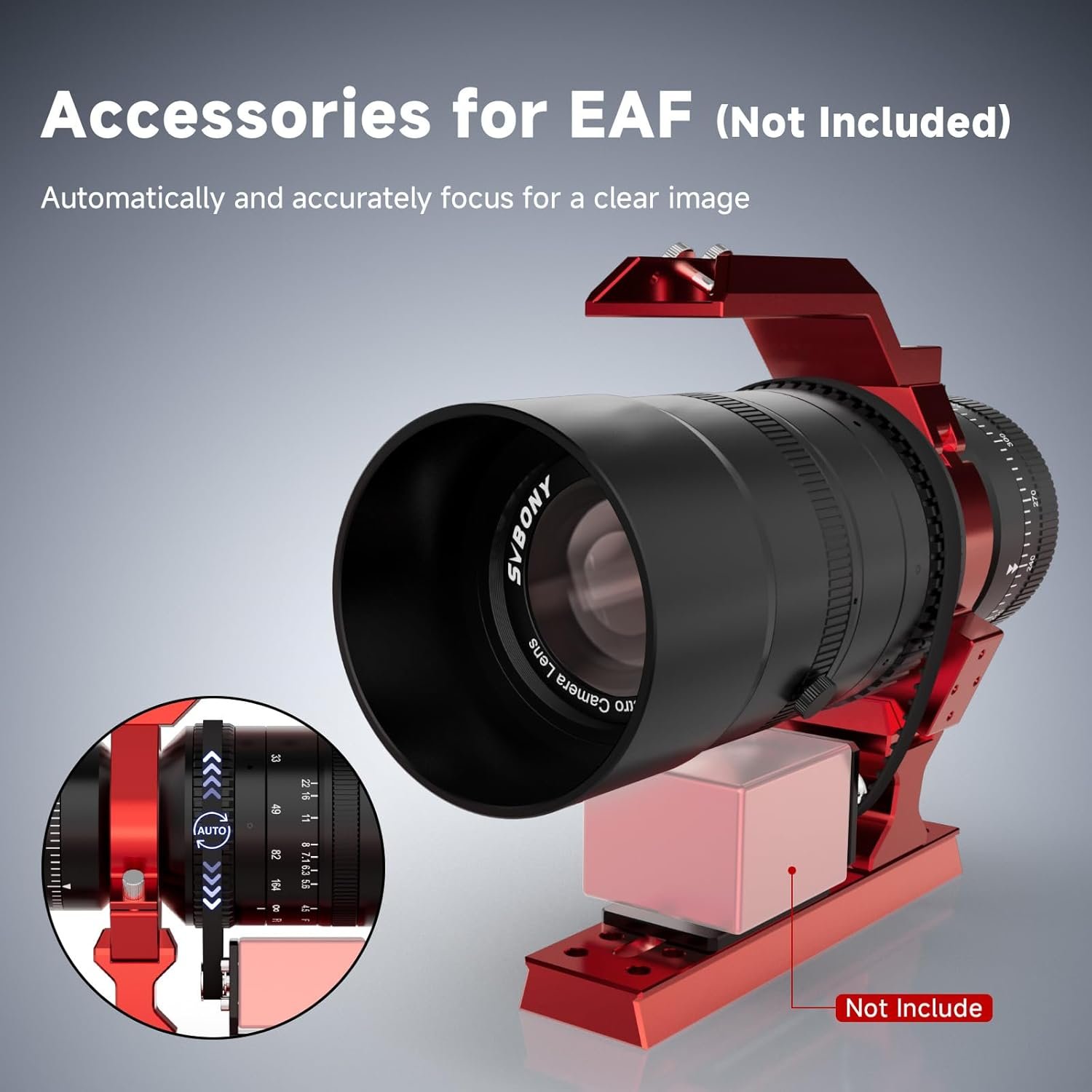 SVBONY SV555 Telescope-New Upgrade, Precision Focus Zero Compromise, Astrophotography Telescope 54mm APO Refractor SLR Camera Lens, 44mm Full Frame, F4.5 to F22 Variable...
