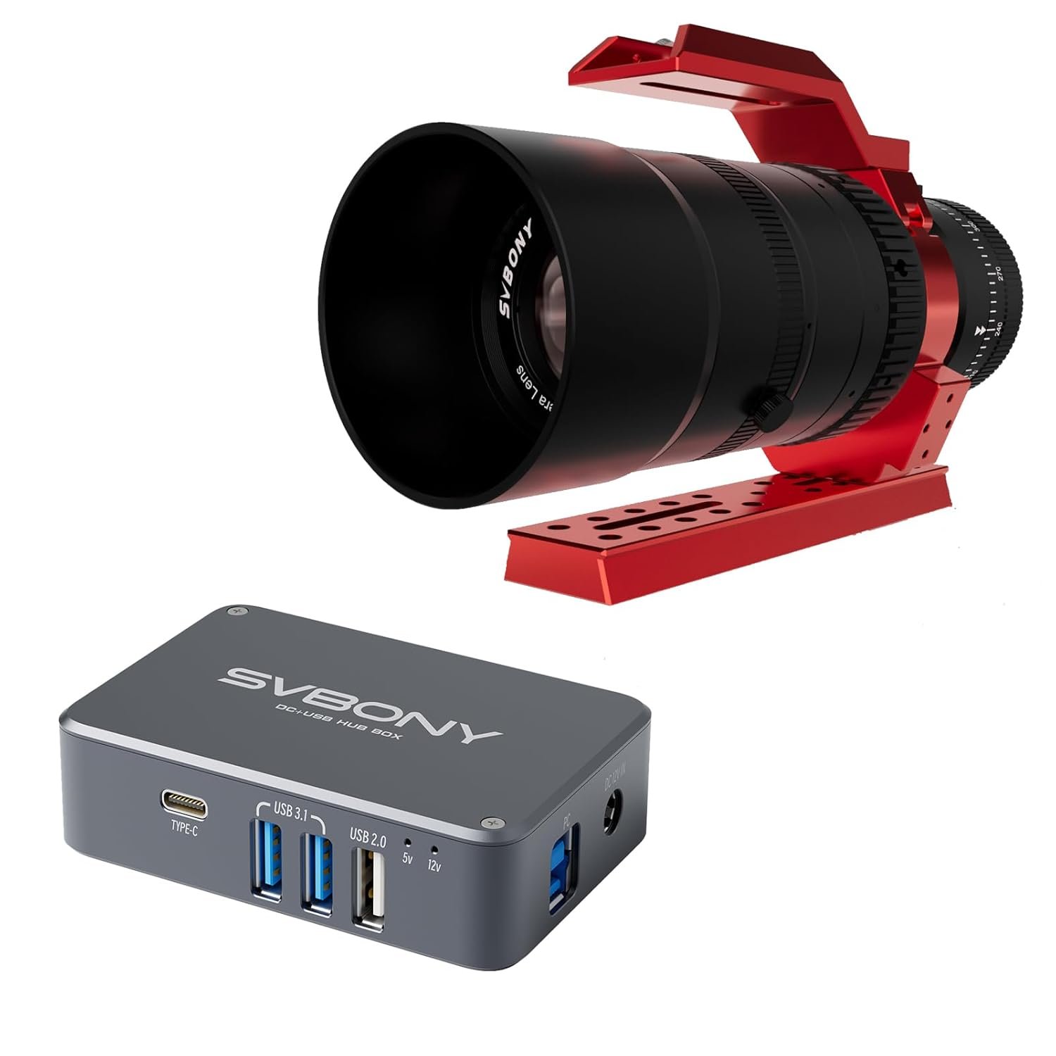 SVBONY SV555 Telescope-New Upgrade, Precision Focus Zero Compromise, Astrophotography Telescope 54mm APO Refractor SLR Camera Lens, 44mm Full Frame, F4.5 to F22 Variable...