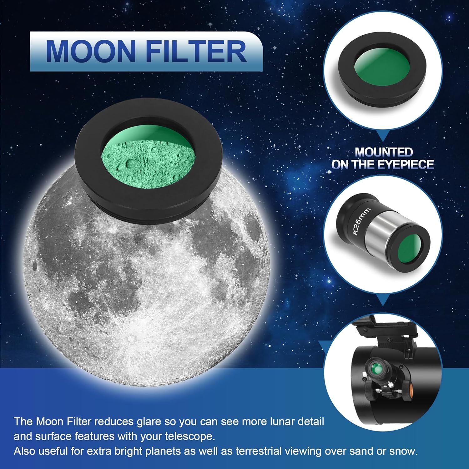 Telescope, 150EQ Reflector Telescope for Adults Astronomy Beginners, Manual Equatorial Professional Telescopes Astronomy with 2X Barlow Lens, Phone Adapter, Adjustable Tripod...