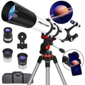 Telescope, Telescope for Adults High Powered Professional, 90mm Aperture 800mm Refractor Telescopes for Astronomy Beginners Fully Multi-Coated with AZ Mount Tripod & Phone...