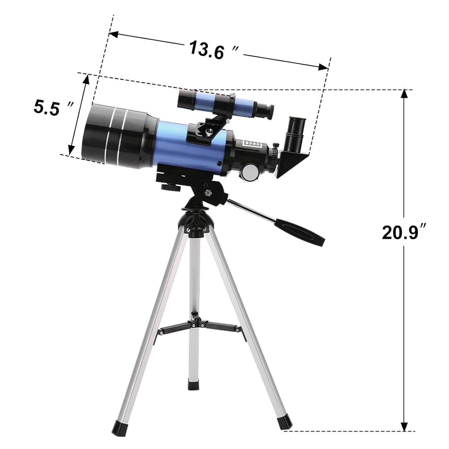 ToyerBee Telescope for Adults & Kids, 70mm Aperture (15X-150X) Portable Refractor Telescopes for Astronomy Beginners, 300mm Professional Travel Telescope with A Smartphone...